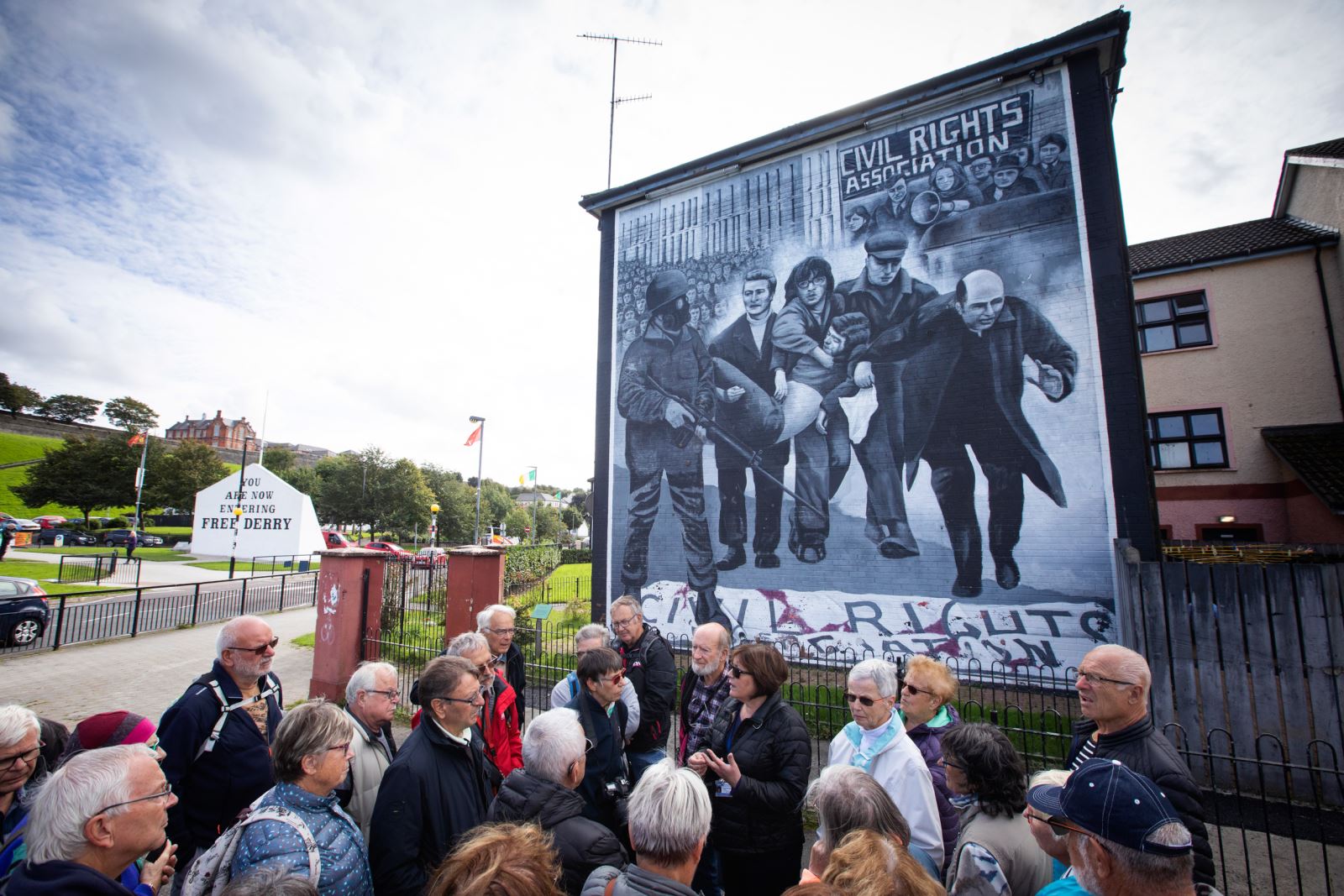 Bloody Sunday Mural in the Bogside